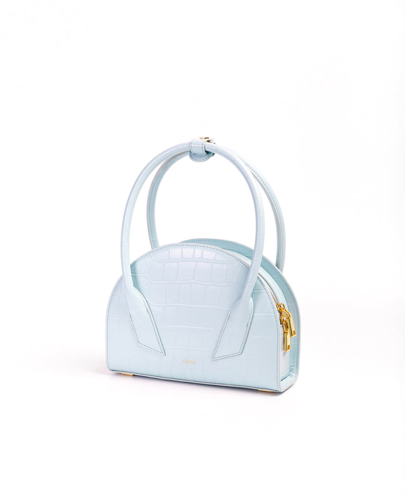 ESTERA (Pre-Order) - "Baby Blue Croc Embossed" - JÚNEE