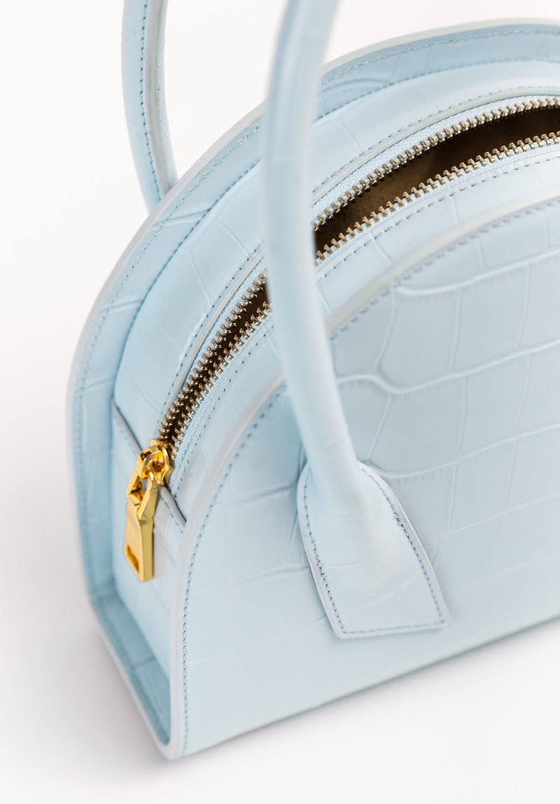 ESTERA (Pre-Order) - "Baby Blue Croc Embossed" - JÚNEE