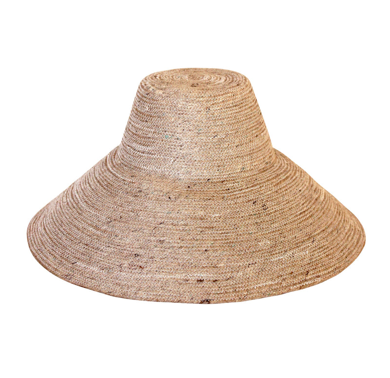 RIRI Jute Straw Hat, in Nude Beige by BrunnaCo - JÚNEE