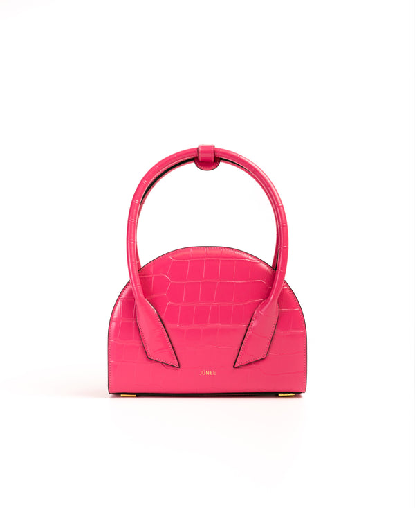 ESTERA (Pre-Order) - "Fuchsia Croc Embossed" - JÚNEE