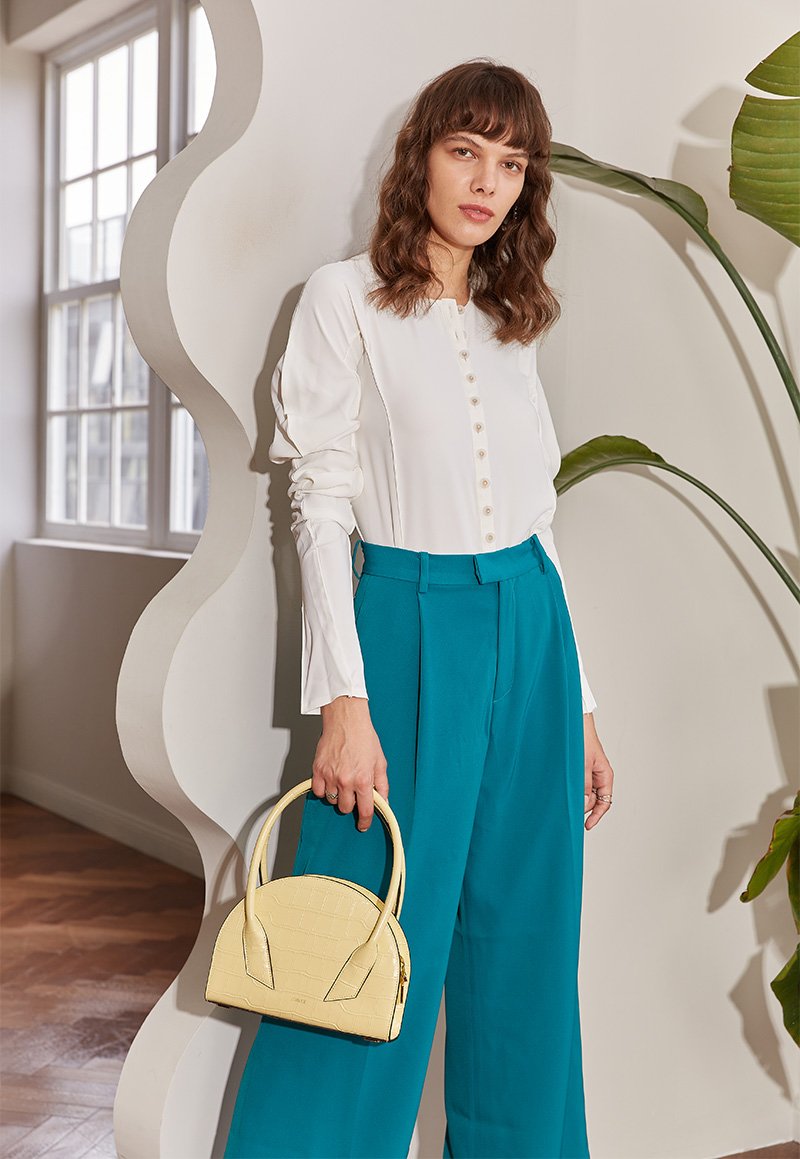 【海外限定】REISSワンピース☆Ester Ester Teal Printed Belted Reiss Ester Teal Printed Belted Tie Neck Mini Dress | REISS